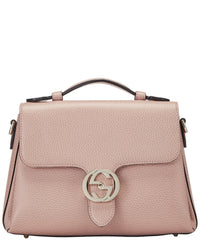 Gucci Gucci Pink Leather Interlocking Top Handle (Authentic Pre-Loved)