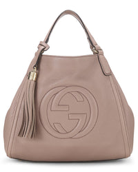 Gucci Gucci Pink Leather Soho Convertible Shoulder Bag Small (Authentic Pre-Loved)