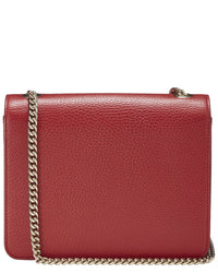 Gucci Gucci Red Leather Interlocking Crossbody Small (Authentic Pre-Loved)