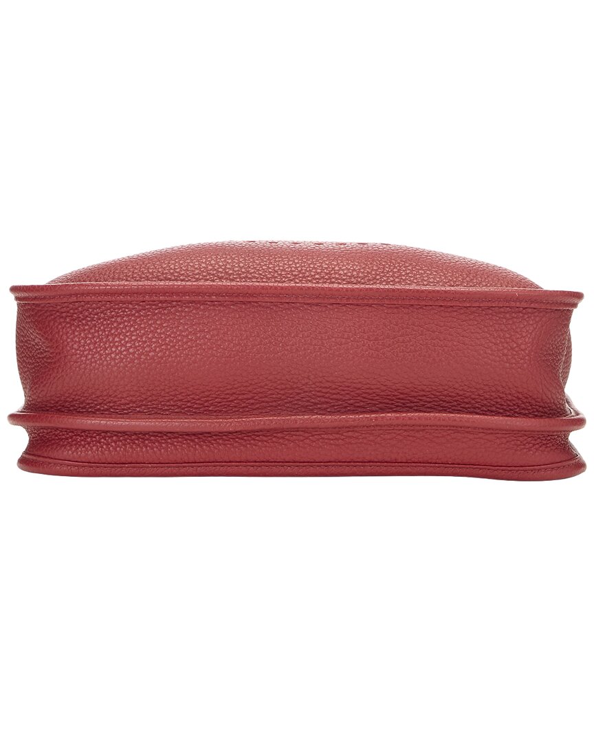 Hermès Hermès Red Clemence Leather Togo Evelyneiii Pm (Authentic Pre-Loved)