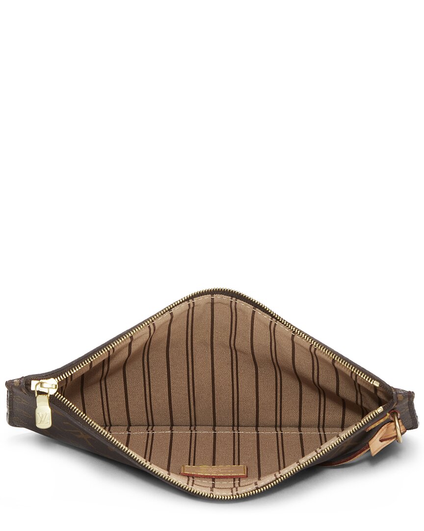 Louis Vuitton Louis Vuitton Brown Monogram Coated Canvas Neverfull Pouch Nm Mm (Authentic
