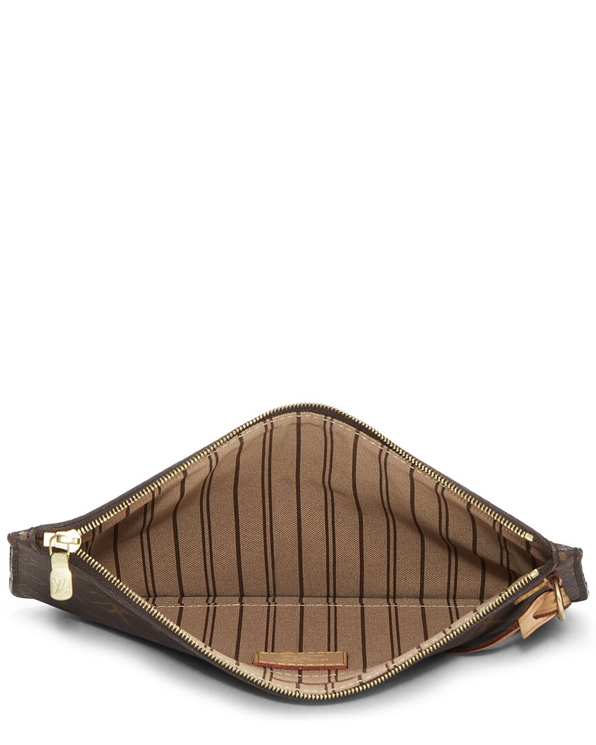Louis Vuitton Louis Vuitton Brown Monogram Coated Canvas Neverfull Pouch Nm Mm (Authentic