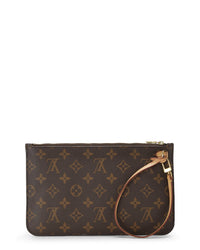 Louis Vuitton Louis Vuitton Brown Monogram Coated Canvas Neverfull Pouch Nm Mm (Authentic