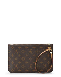 Louis Vuitton Louis Vuitton Brown Monogram Coated Canvas Neverfull Pouch Nm Mm (Authentic