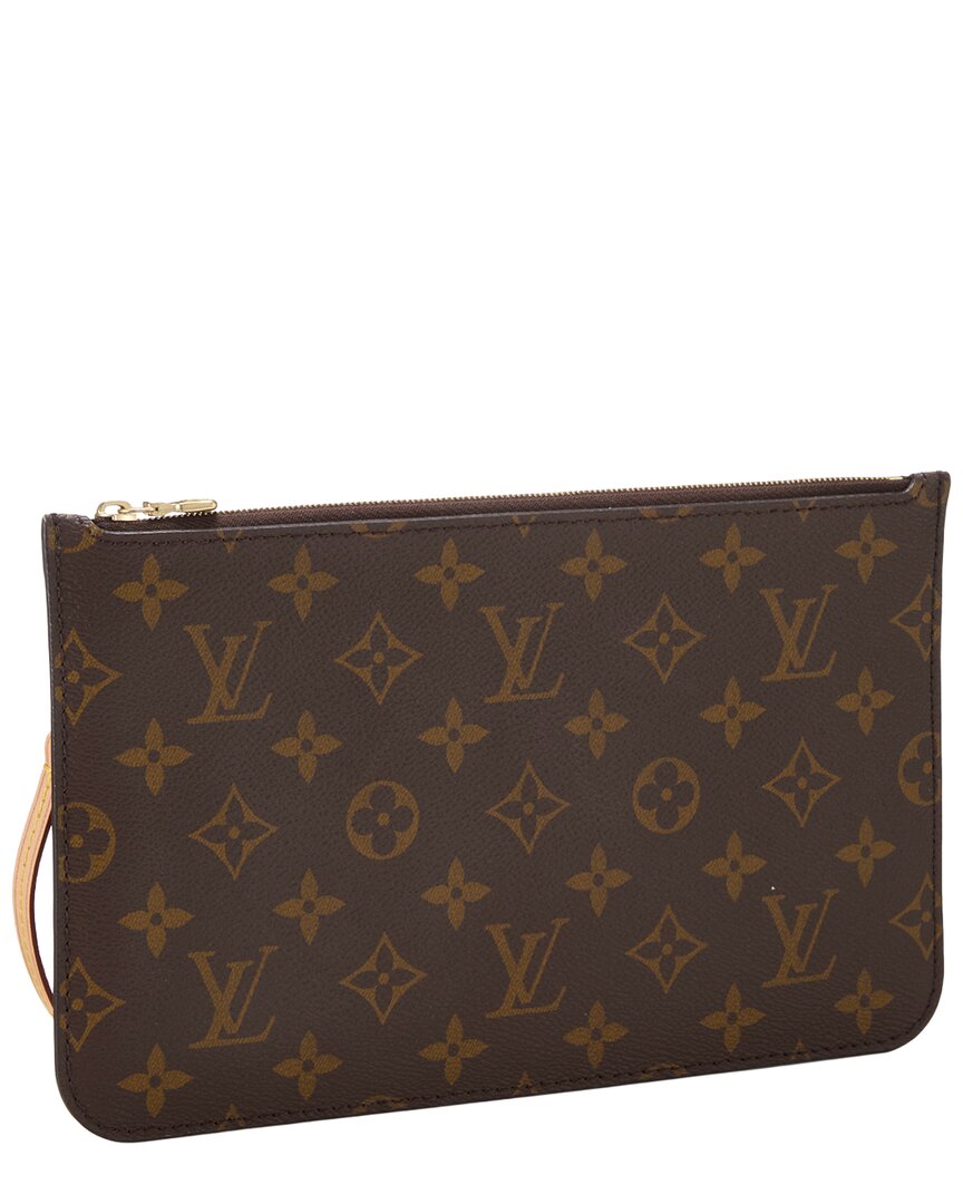 Louis Vuitton Louis Vuitton Brown Monogram Coated Canvas Neverfull Pouch Mm (Authentic Pre-