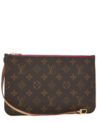 Louis Vuitton Louis Vuitton Pink Monogram Coated Canvas Neverfull Pouch Mm (Authentic Pre-