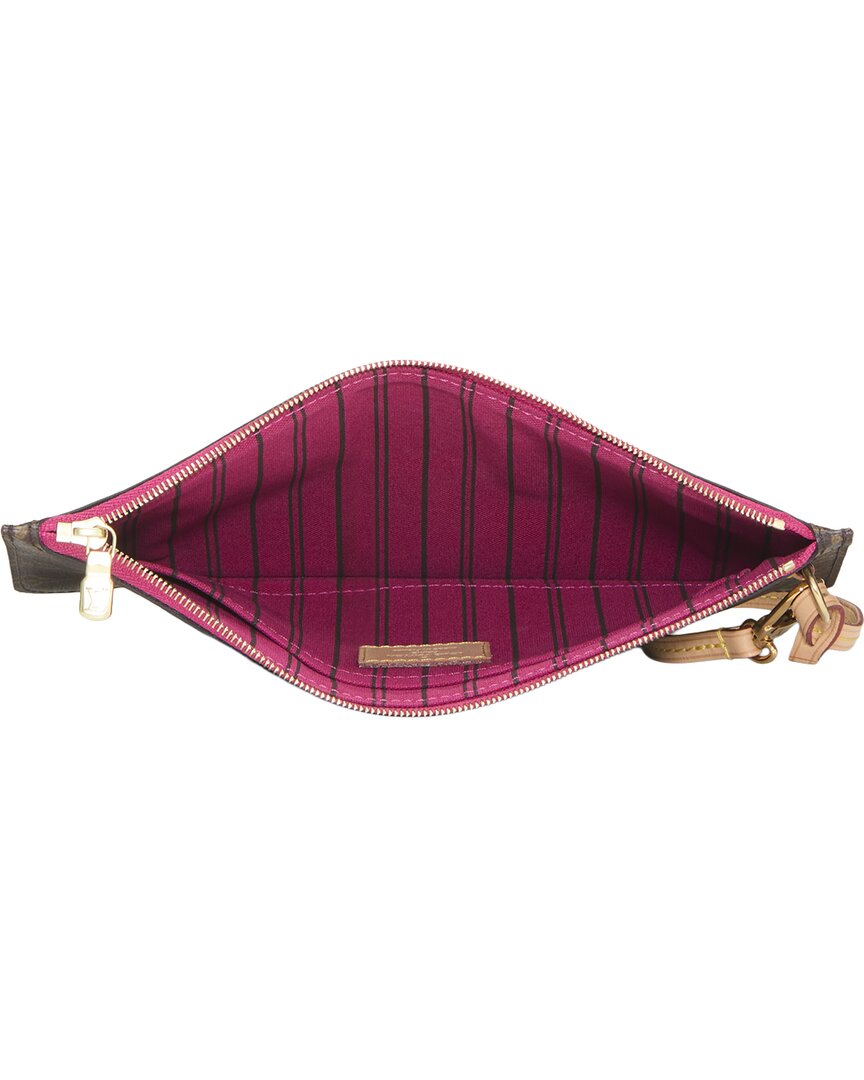 Louis Vuitton Louis Vuitton Pink Monogram Coated Canvas Neverfull Pouch Mm (Authentic Pre-