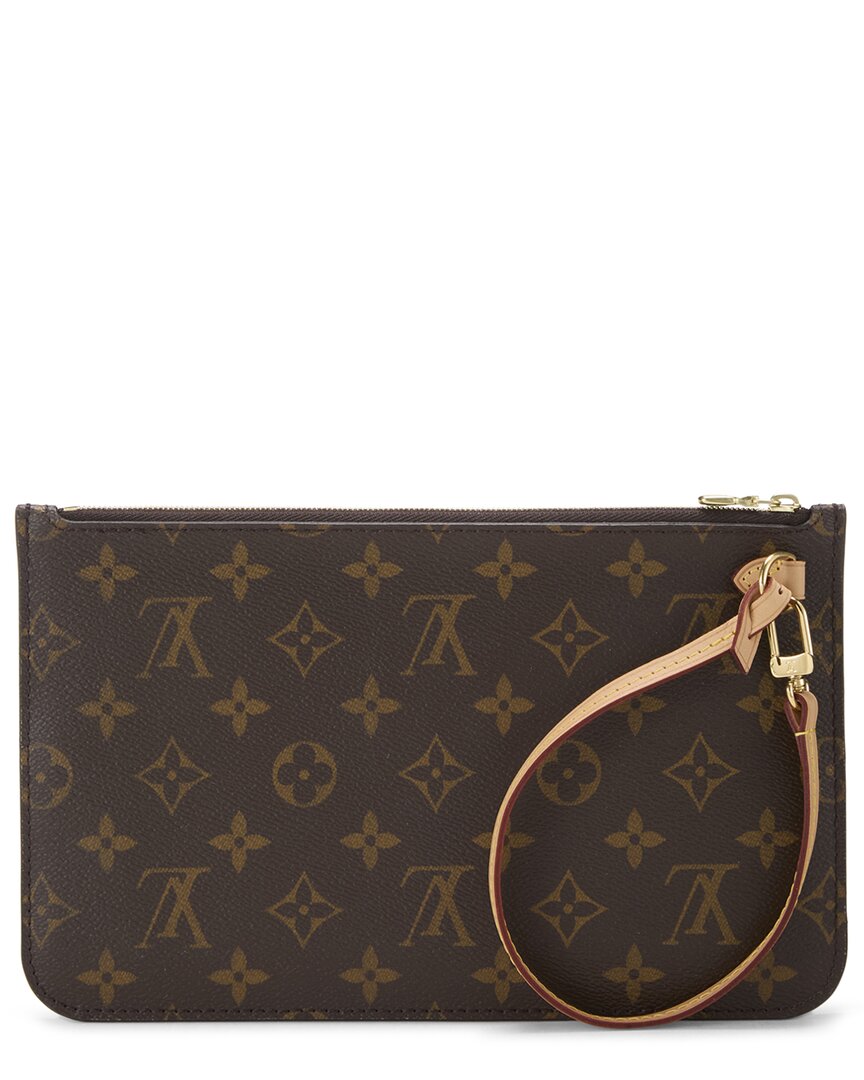 Louis Vuitton Louis Vuitton Brown Monogram Coated Canvas Neverfull Pouch Mm (Authentic Pre-