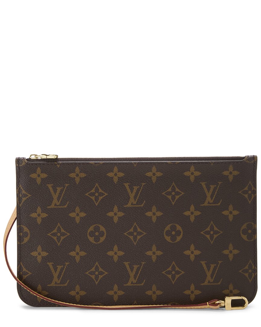 Louis Vuitton Louis Vuitton Brown Monogram Coated Canvas Neverfull Pouch Mm (Authentic Pre-