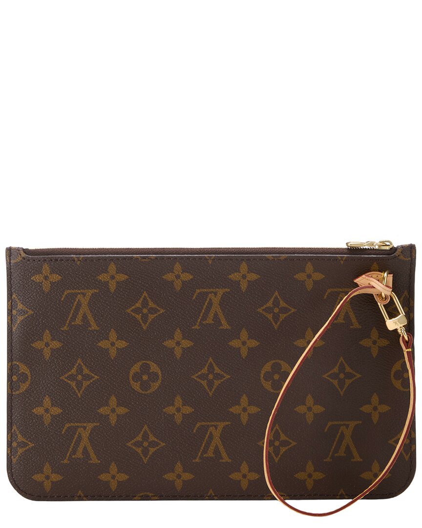 Louis Vuitton Louis Vuitton Brown Monogram Coated Canvas Neverfull Pouch Mm (Authentic Pre-