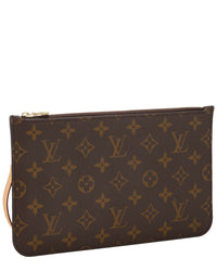 Louis Vuitton Louis Vuitton Brown Monogram Coated Canvas Neverfull Pouch Mm (Authentic Pre-