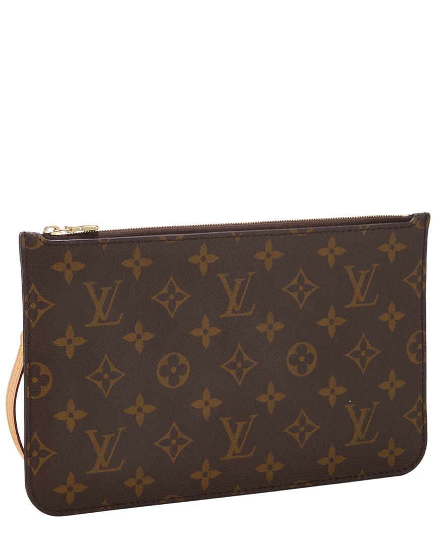 Louis Vuitton Louis Vuitton Brown Monogram Coated Canvas Neverfull Pouch Mm (Authentic Pre-