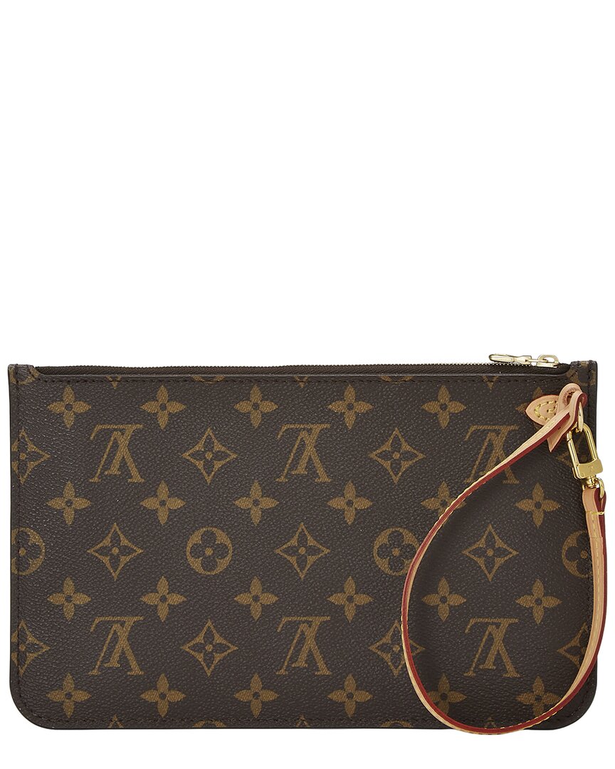 Louis Vuitton Louis Vuitton Brown Monogram Coated Canvas Neverfull Pouch Mm (Authentic Pre-