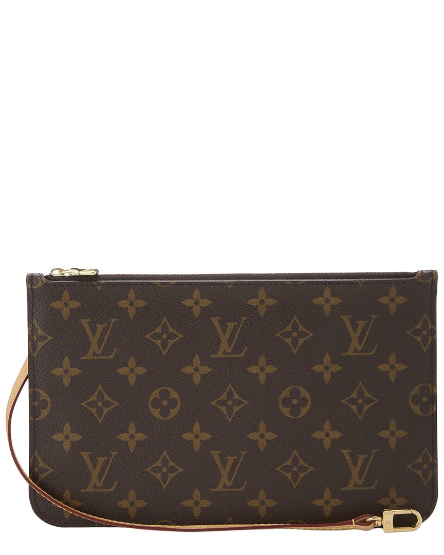Louis Vuitton Louis Vuitton Brown Monogram Coated Canvas Neverfull Pouch Mm (Authentic Pre-