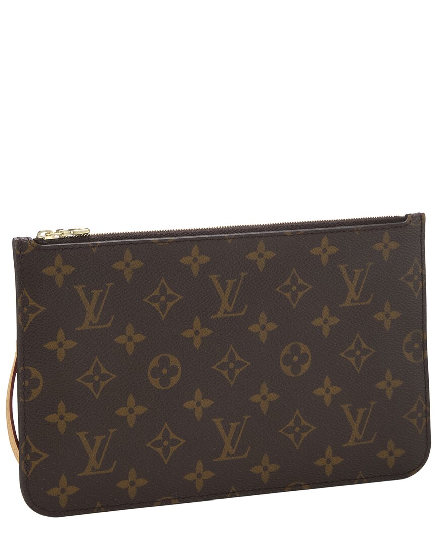 Louis Vuitton Louis Vuitton Brown Monogram Coated Canvas Neverfull Pouch Mm (Authentic Pre-