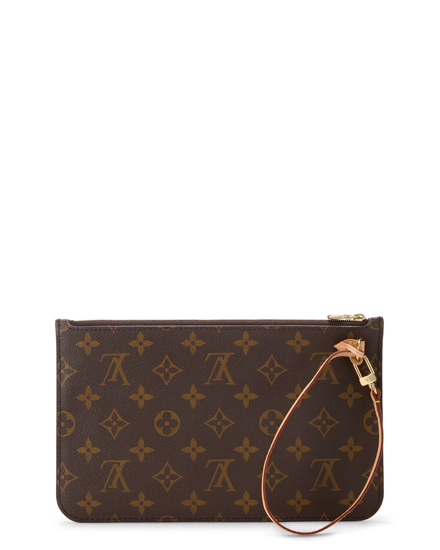Louis Vuitton Louis Vuitton Brown Monogram Coated Canvas Neverfull Pouch Mm (Authentic Pre-
