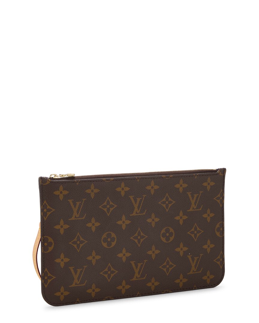 Louis Vuitton Louis Vuitton Brown Monogram Coated Canvas Neverfull Pouch Mm (Authentic Pre-