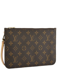 Louis Vuitton Louis Vuitton Brown Monogram Coated Canvas Neverfull Pouch Mm (Authentic Pre-