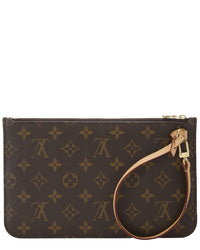 Louis Vuitton Louis Vuitton Brown Monogram Coated Canvas Neverfull Pouch Mm (Authentic Pre-