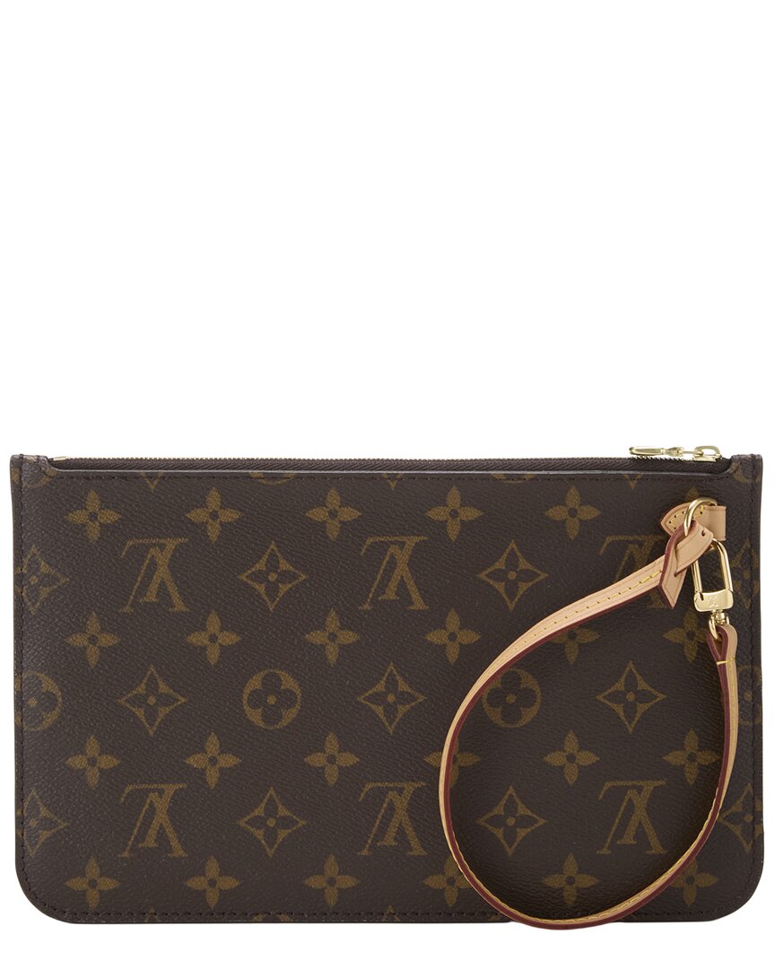 Louis Vuitton Louis Vuitton Brown Monogram Coated Canvas Neverfull Pouch Mm (Authentic Pre-
