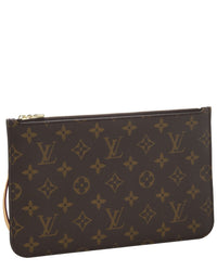 Louis Vuitton Louis Vuitton Brown Monogram Coated Canvas Neverfull Pouch Mm (Authentic Pre-