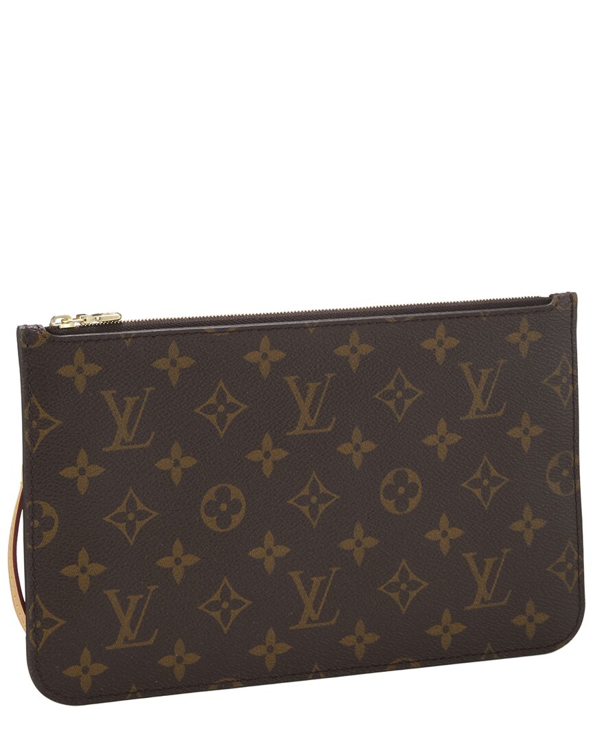 Louis Vuitton Louis Vuitton Brown Monogram Coated Canvas Neverfull Pouch Mm (Authentic Pre-