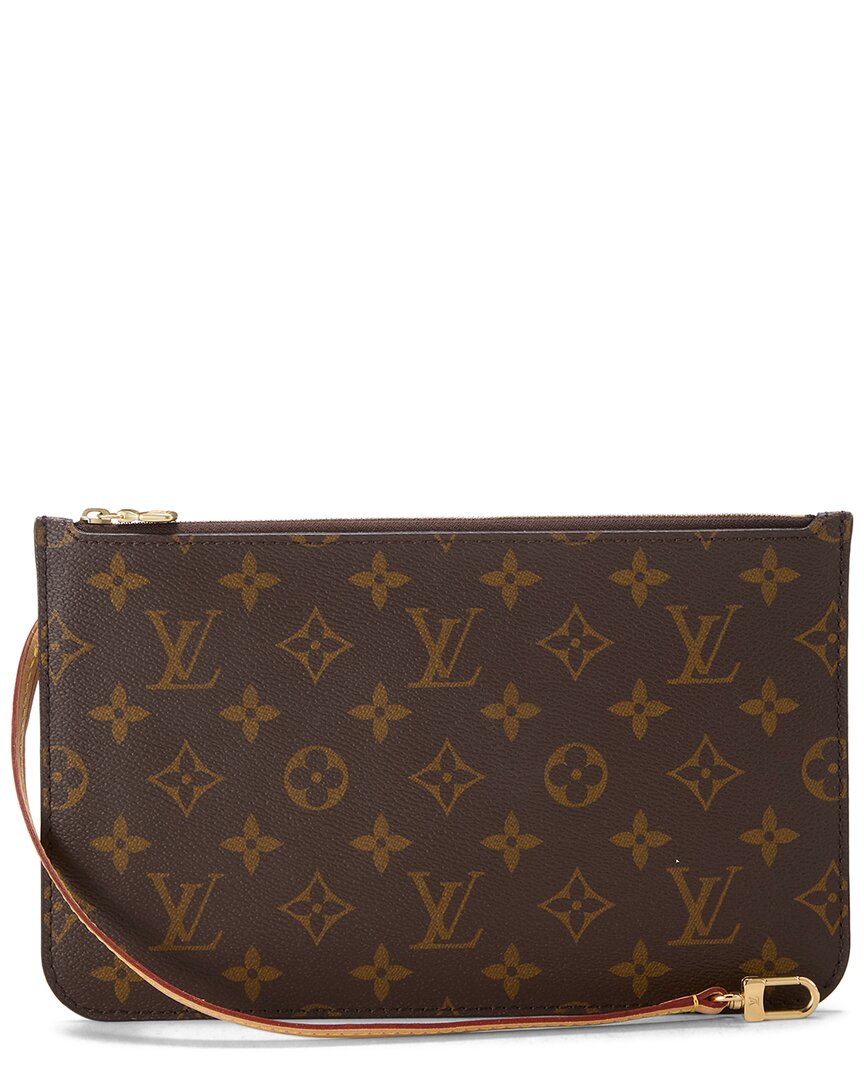 Louis Vuitton Louis Vuitton Brown Monogram Coated Canvas Neverfull Pouch Mm (Authentic Pre-