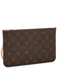 Louis Vuitton Louis Vuitton Brown Monogram Coated Canvas Neverfull Pouch Mm (Authentic Pre-