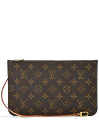 Louis Vuitton Louis Vuitton Brown Monogram Coated Canvas Neverfull Pouch Mm (Authentic Pre-