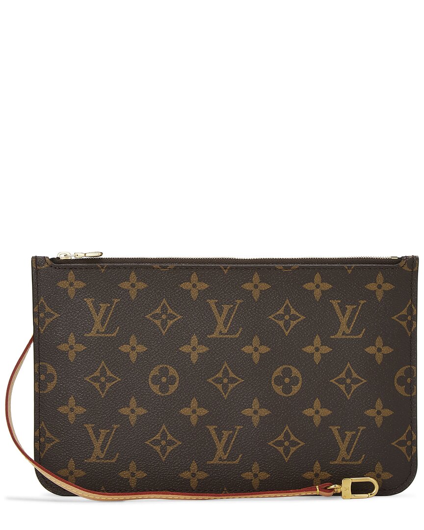 Louis Vuitton Louis Vuitton Brown Monogram Coated Canvas Neverfull Pouch Mm (Authentic Pre-