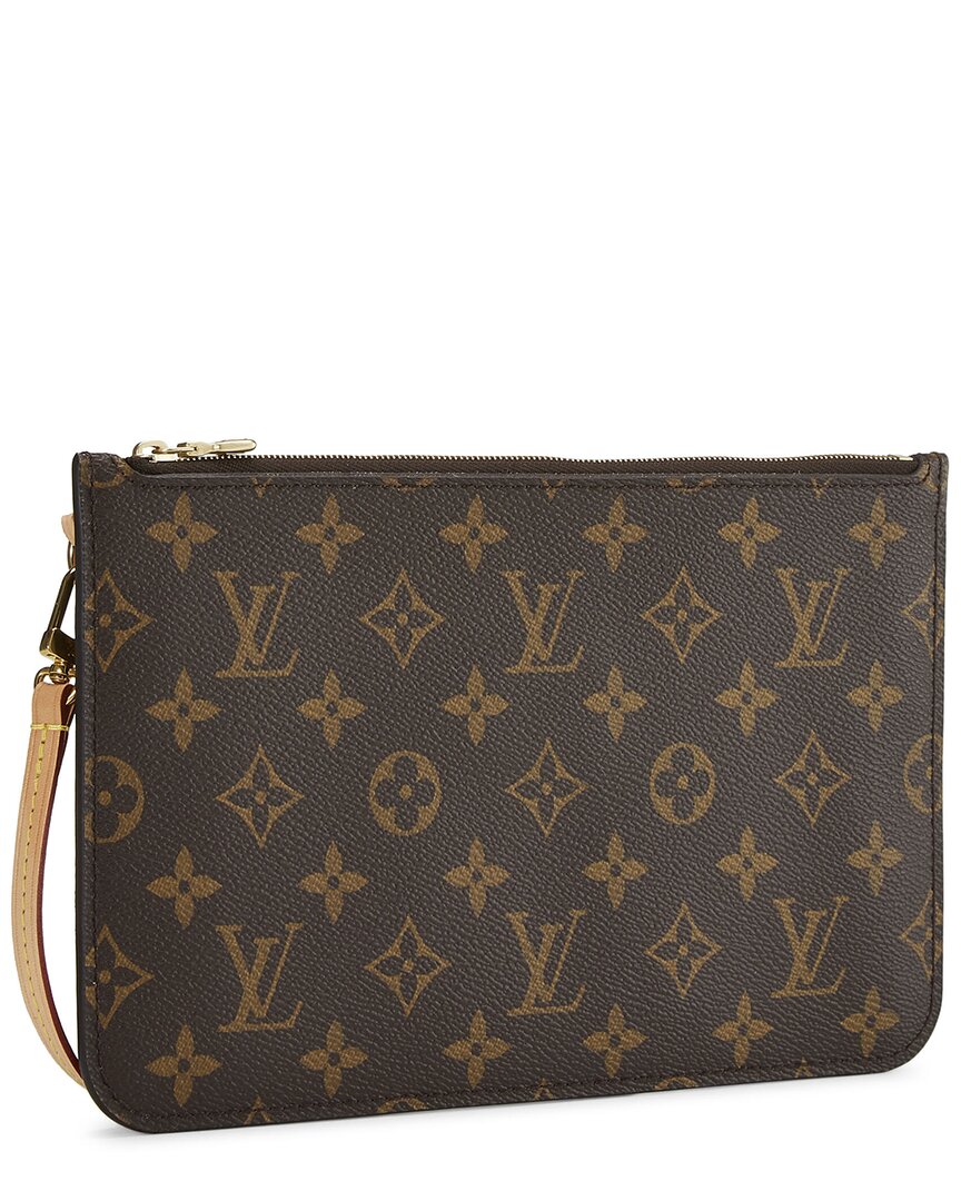 Louis Vuitton Louis Vuitton Brown Monogram Coated Canvas Neverfull Pouch Mm (Authentic Pre-
