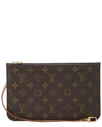 Louis Vuitton Louis Vuitton Brown Monogram Coated Canvas Neverfull Pouch Mm (Authentic Pre-