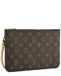 Louis Vuitton Louis Vuitton Pink Monogram Coated Canvas Neverfull Pouch Mm (Authentic Pre-