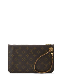 Louis Vuitton Louis Vuitton Pink Monogram Coated Canvas Neverfull Pouch Mm (Authentic Pre-