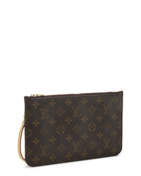 Louis Vuitton Louis Vuitton Pink Monogram Coated Canvas Neverfull Pouch Mm (Authentic Pre-