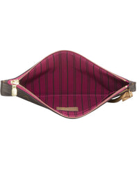 Louis Vuitton Louis Vuitton Pink Monogram Coated Canvas Neverfull Pouch Mm (Authentic Pre-