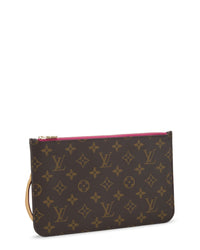 Louis Vuitton Louis Vuitton Pink Monogram Coated Canvas Neverfull Pouch Mm (Authentic Pre-