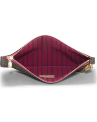 Louis Vuitton Louis Vuitton Pink Monogram Coated Canvas Neverfull Pouch Mm (Authentic Pre-