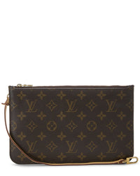 Louis Vuitton Louis Vuitton Pink Monogram Coated Canvas Neverfull Pouch Mm (Authentic Pre-