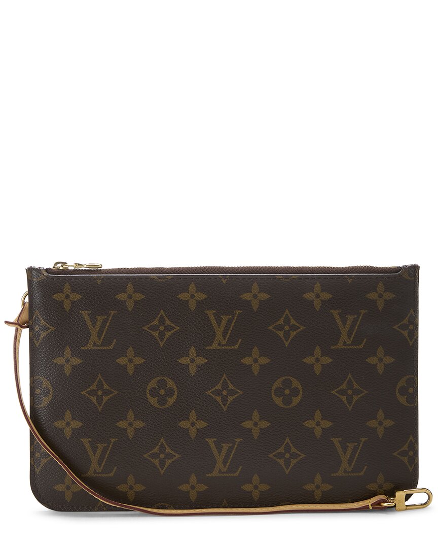 Louis Vuitton Louis Vuitton Pink Monogram Coated Canvas Neverfull Pouch Mm (Authentic Pre-