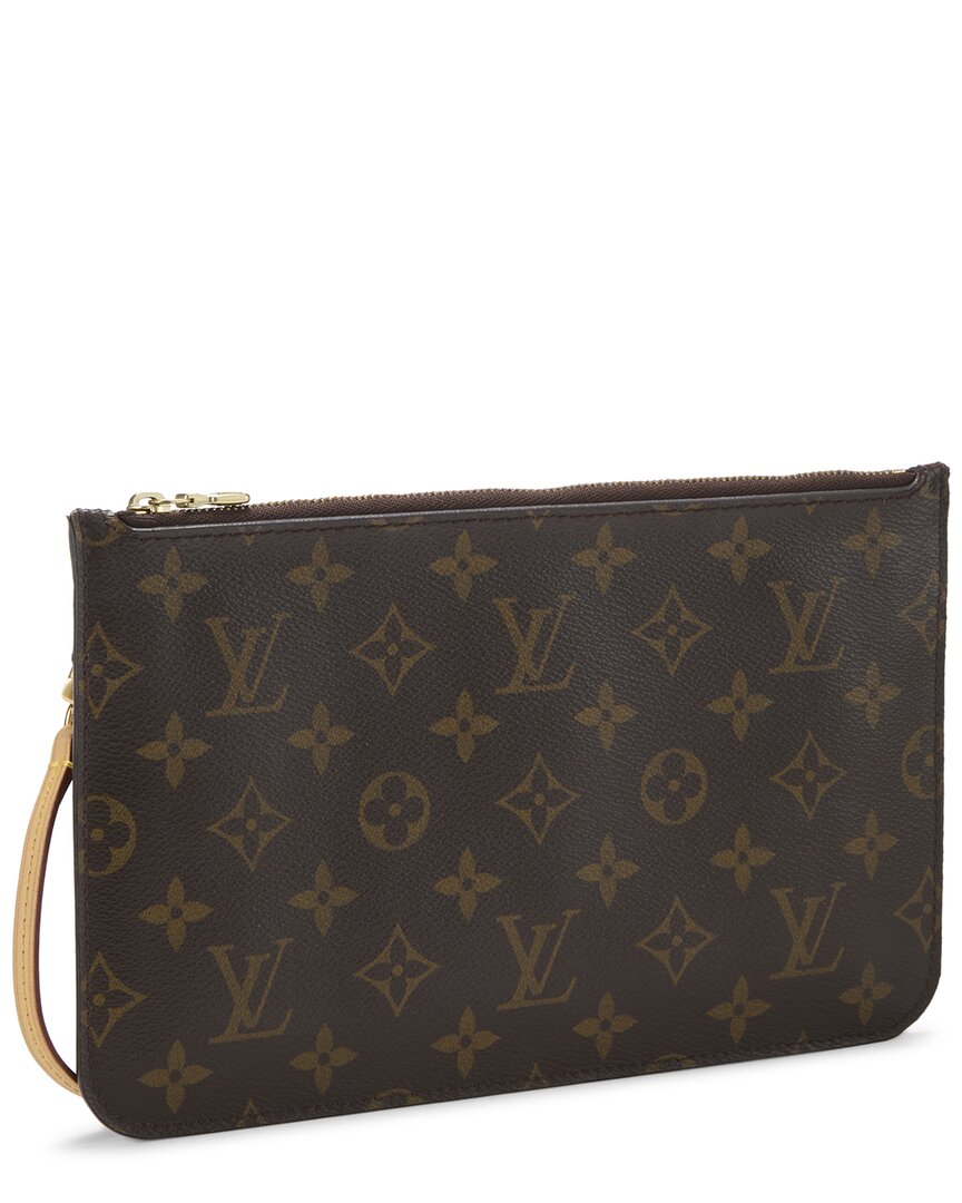 Louis Vuitton Louis Vuitton Pink Monogram Coated Canvas Neverfull Pouch Mm (Authentic Pre-