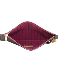 Louis Vuitton Louis Vuitton Pink Monogram Coated Canvas Neverfull Pouch Mm (Authentic Pre-