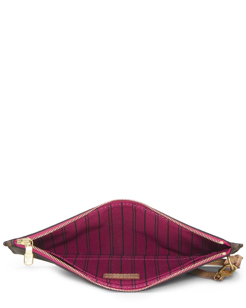 Louis Vuitton Louis Vuitton Pink Monogram Coated Canvas Neverfull Pouch Mm (Authentic Pre-