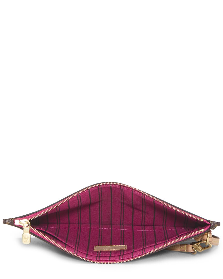 Louis Vuitton Louis Vuitton Pink Monogram Coated Canvas Neverfull Pouch Mm (Authentic Pre-