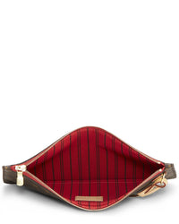 Louis Vuitton Louis Vuitton Red Monogram Coated Canvas Neverfull Pouch Mm (Authentic Pre-