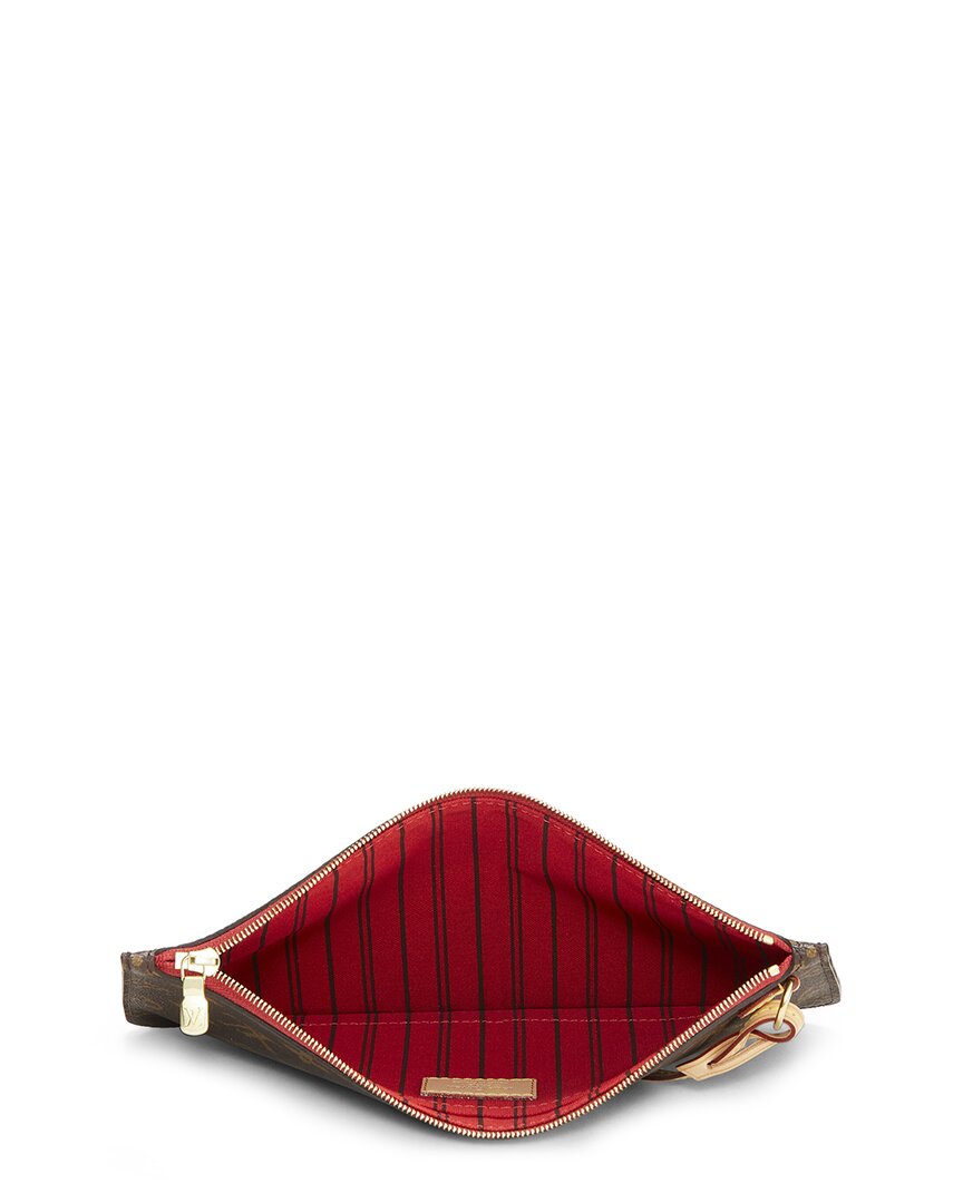 Louis Vuitton Louis Vuitton Red Monogram Coated Canvas Neverfull Pouch Mm (Authentic Pre-