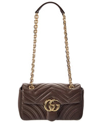 Gucci Gucci Gg Marmont Small Leather Shoulder Bag
