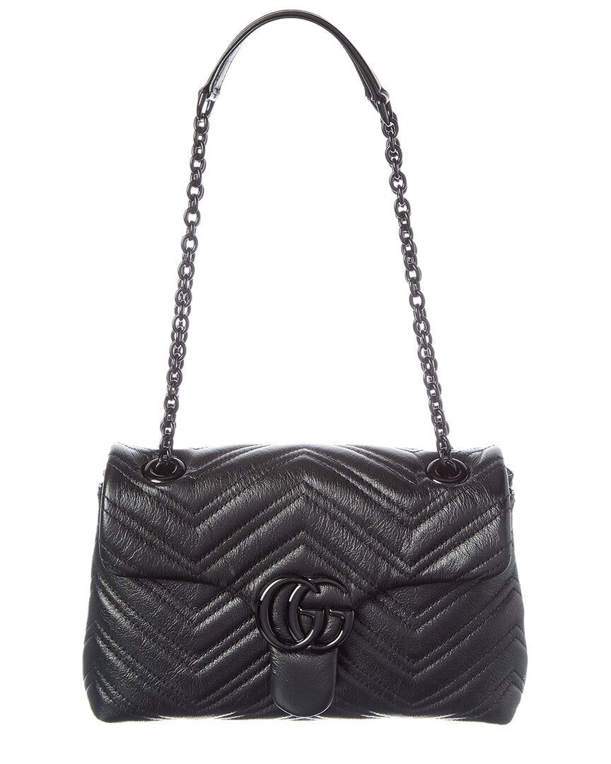 Gucci Gucci Gg Marmont Small Leather Shoulder Bag