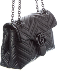 Gucci Gucci Gg Marmont Small Leather Shoulder Bag