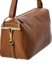 Gucci Gucci Half Horsebit Medium Leather Shoulder Bag